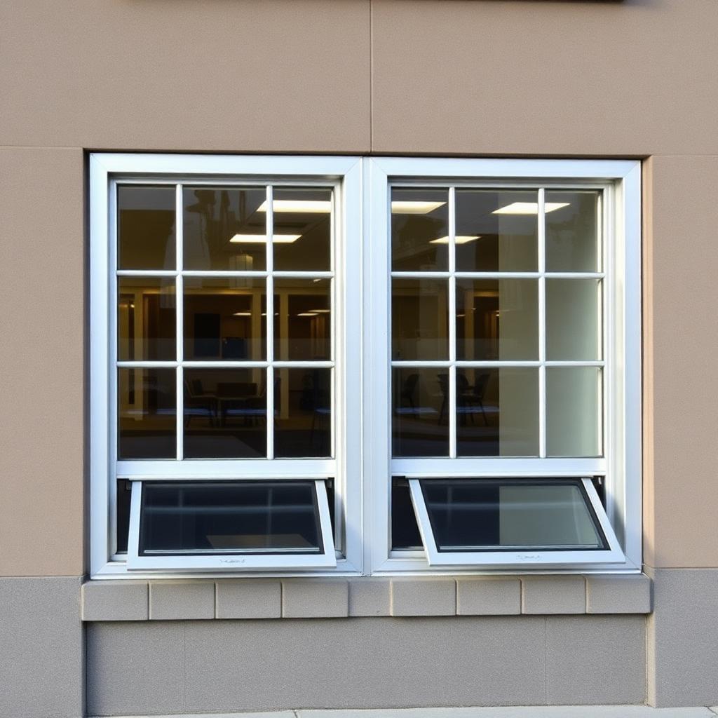 Build Source™ Bottom-Hinged Window — Commercial Sample — 8" x 12" Sample