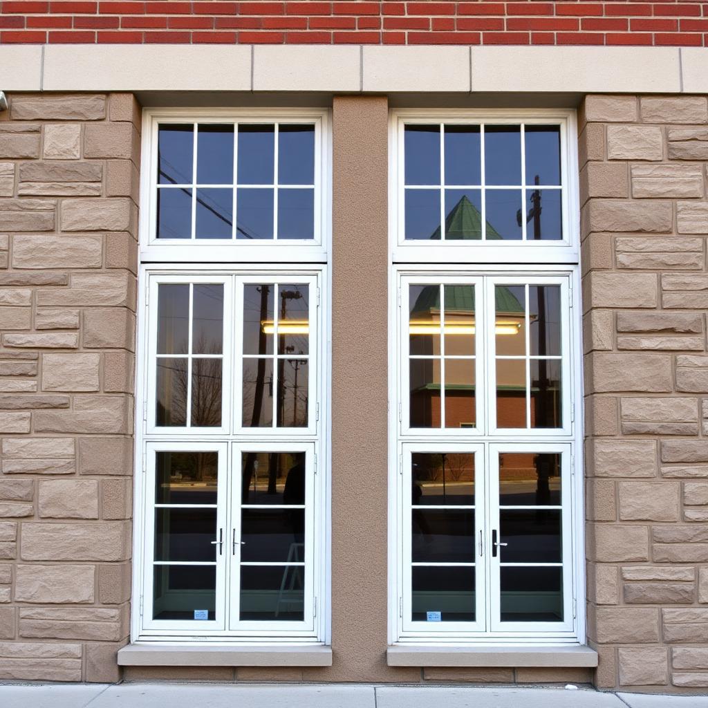 Build Source™ Hopper Window — Commercial Sample — 8" x 12" Sample