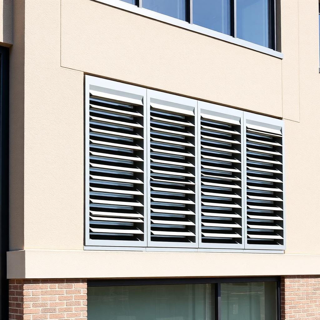 Build Source™ Operable Louver Window — Commercial Sample — 8" x 12" Sample
