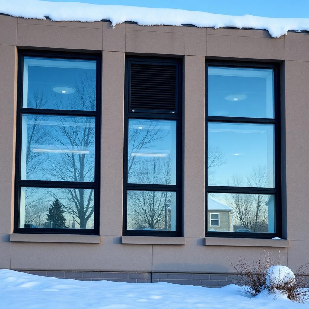 Build Source™ Triple-Pane Commercial Window — Commercial Sample — 8" x 12" Sample