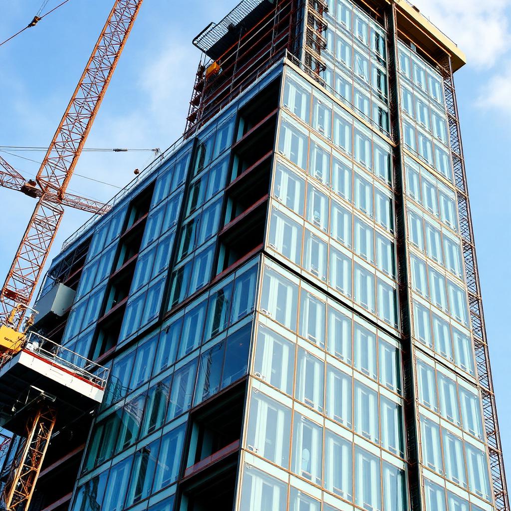 Build Source™ Unitized Window Wall — Commercial Sample — 8" x 12" Sample
