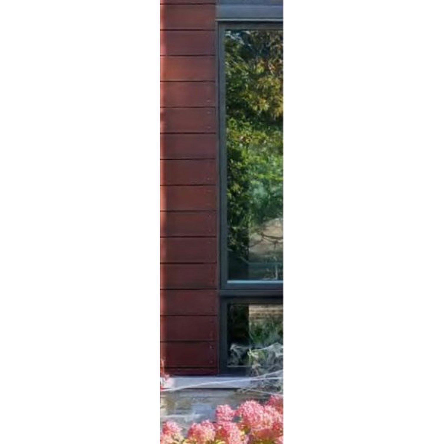 BUILD SOURCE™ Modern Dark Bronze Full Lite Glass Entry Door EA-0115 — 8" x 12" Sample