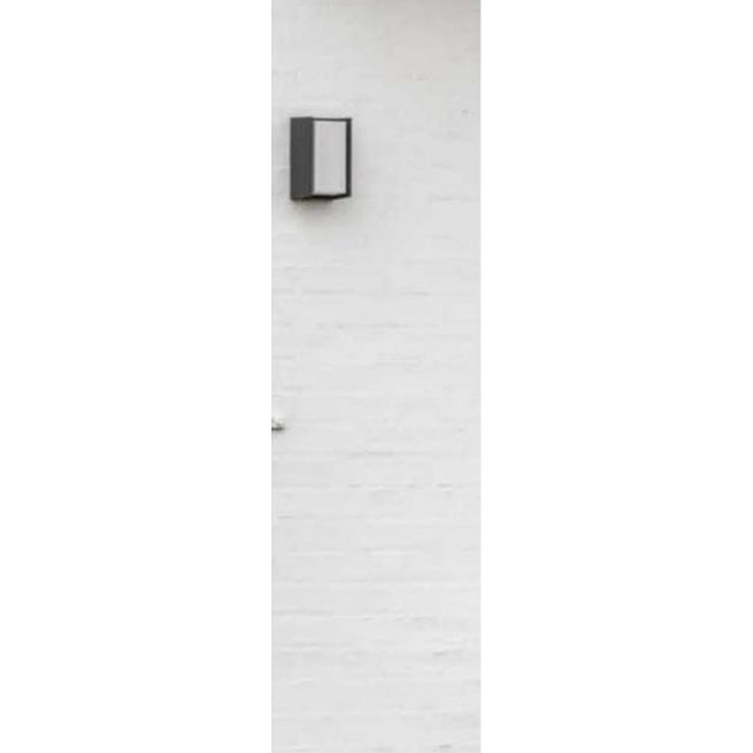 BUILD SOURCE™ Modern Minimalist White Brick Facade Entry Door EA-0116 — 8" x 12" Sample