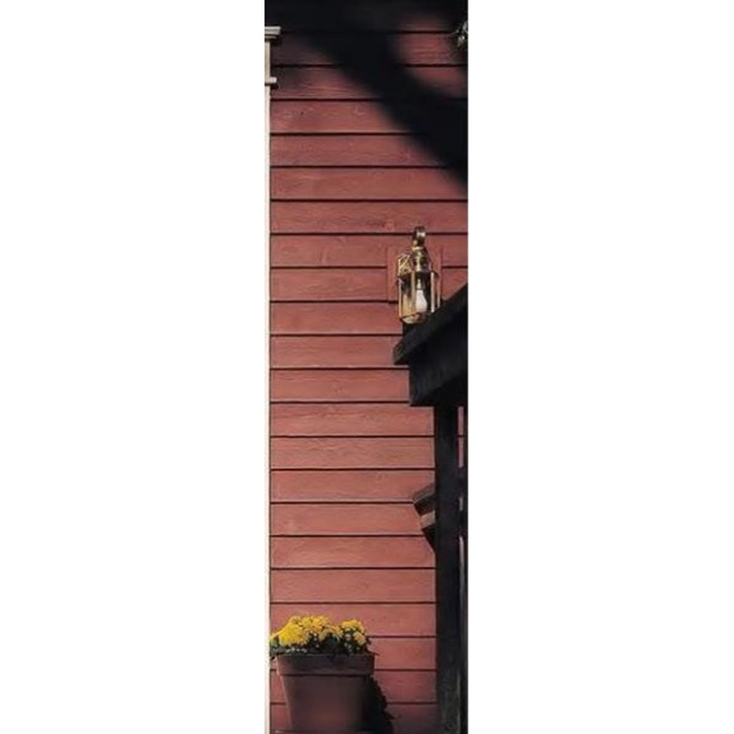BUILD SOURCE™ Traditional Warm Redwood Craftsman Exterior Entry Door EA-0117 — 8" x 12" Sample