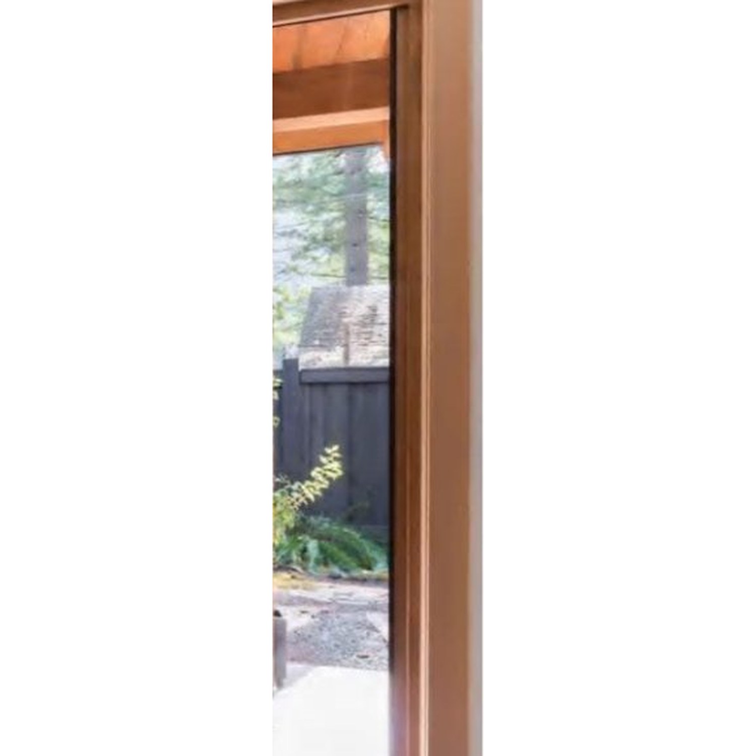BUILD SOURCE™ Natural Fir Wood Folding Glass Patio Door FA-0026 — 8" x 12" Sample