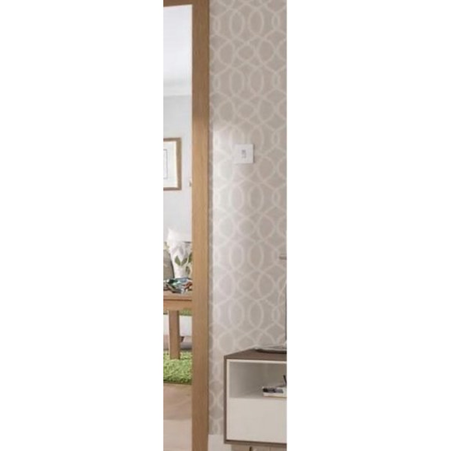 BUILD SOURCE™ Natural Oak Interior Glass Folding Partition Door FA-0029 — 8" x 12" Sample