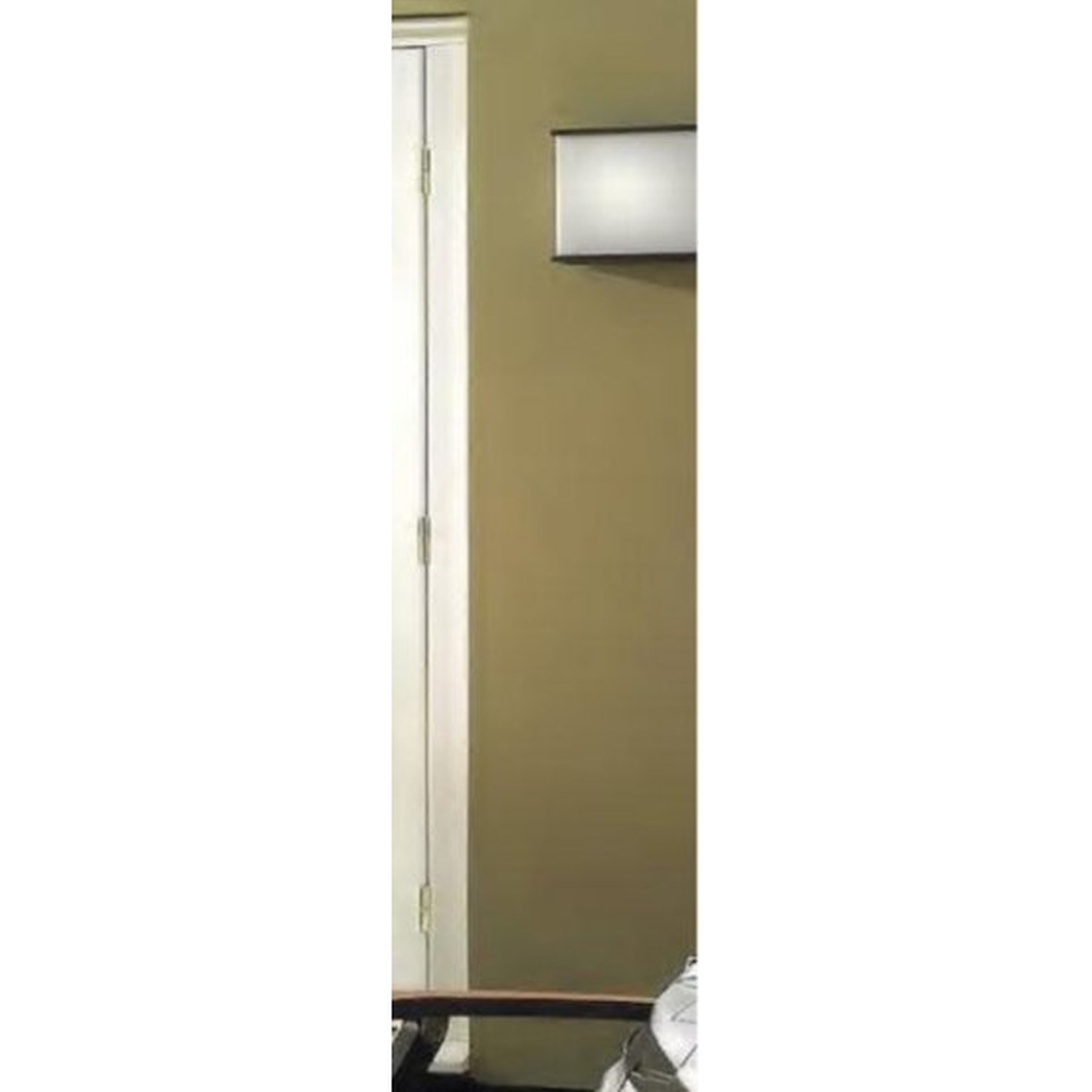 BUILD SOURCE™ Modern Matte White Interior French Door FB-0027 — 8" x 12" Sample