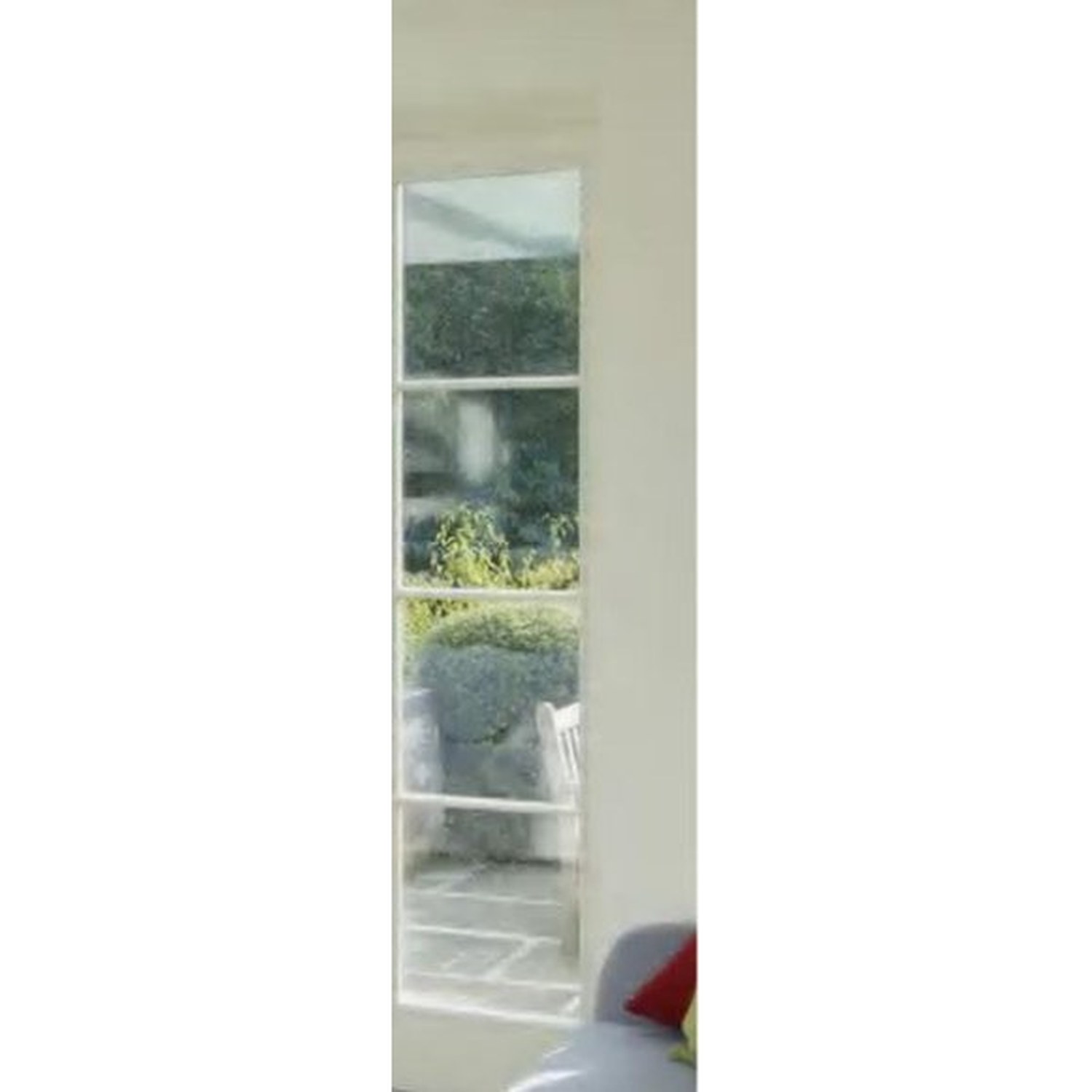 BUILD SOURCE™ Traditional Painted White Patio French Door FB-0028 — 8" x 12" Sample