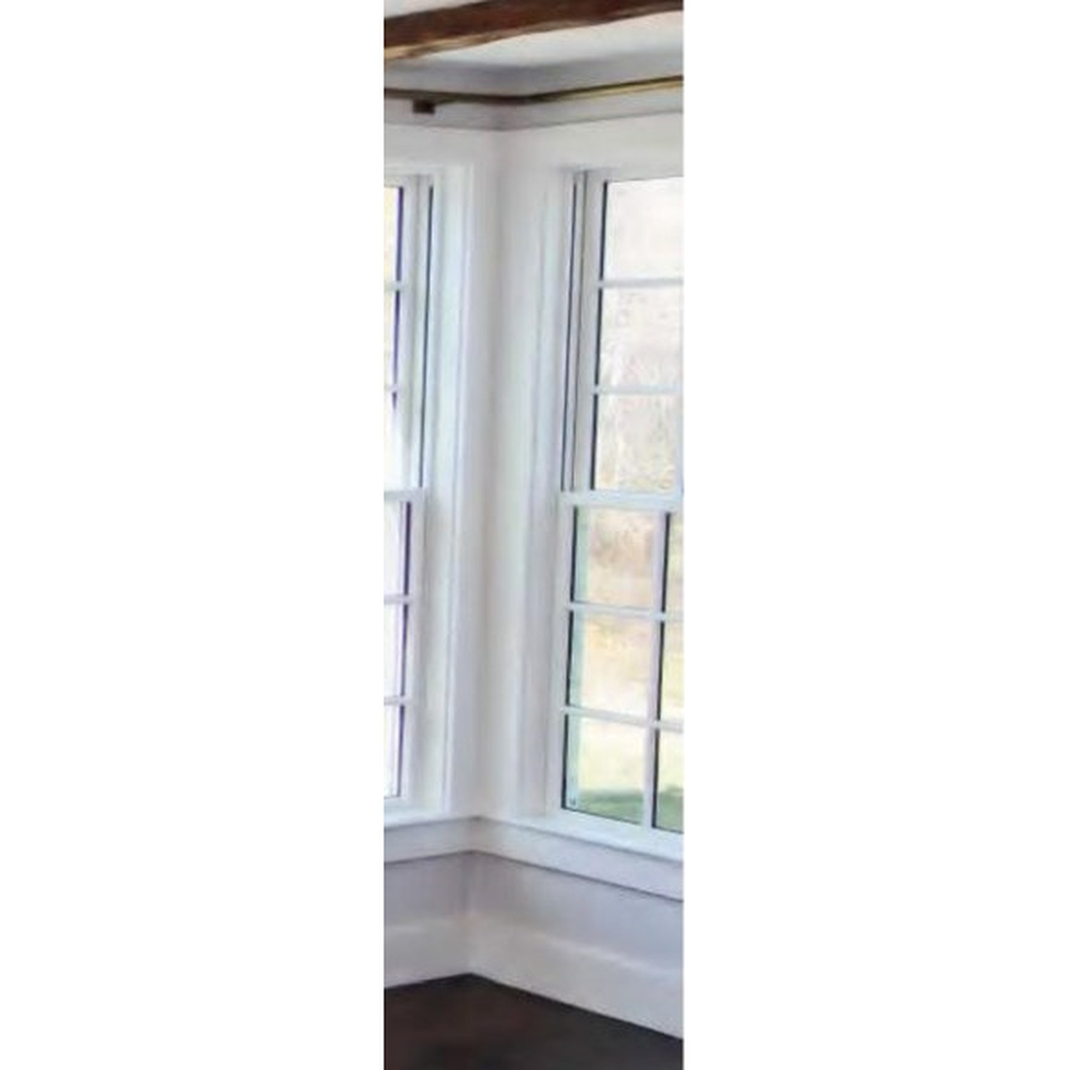 BUILD SOURCE™ Farmhouse White Multi Lite Glass Patio French Door FB-0032 — 8" x 12" Sample