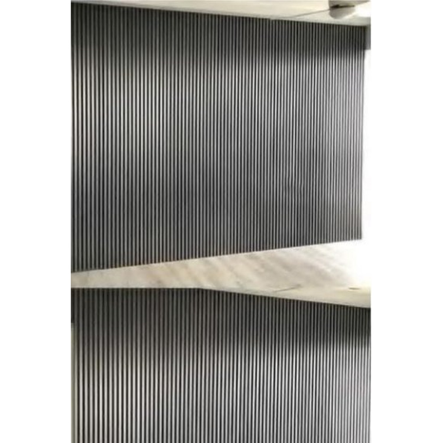 BUILD SOURCE™ Modern Charcoal Fluted Wood Integrated Hidden Door HA-0001 — 8" x 12" Sample