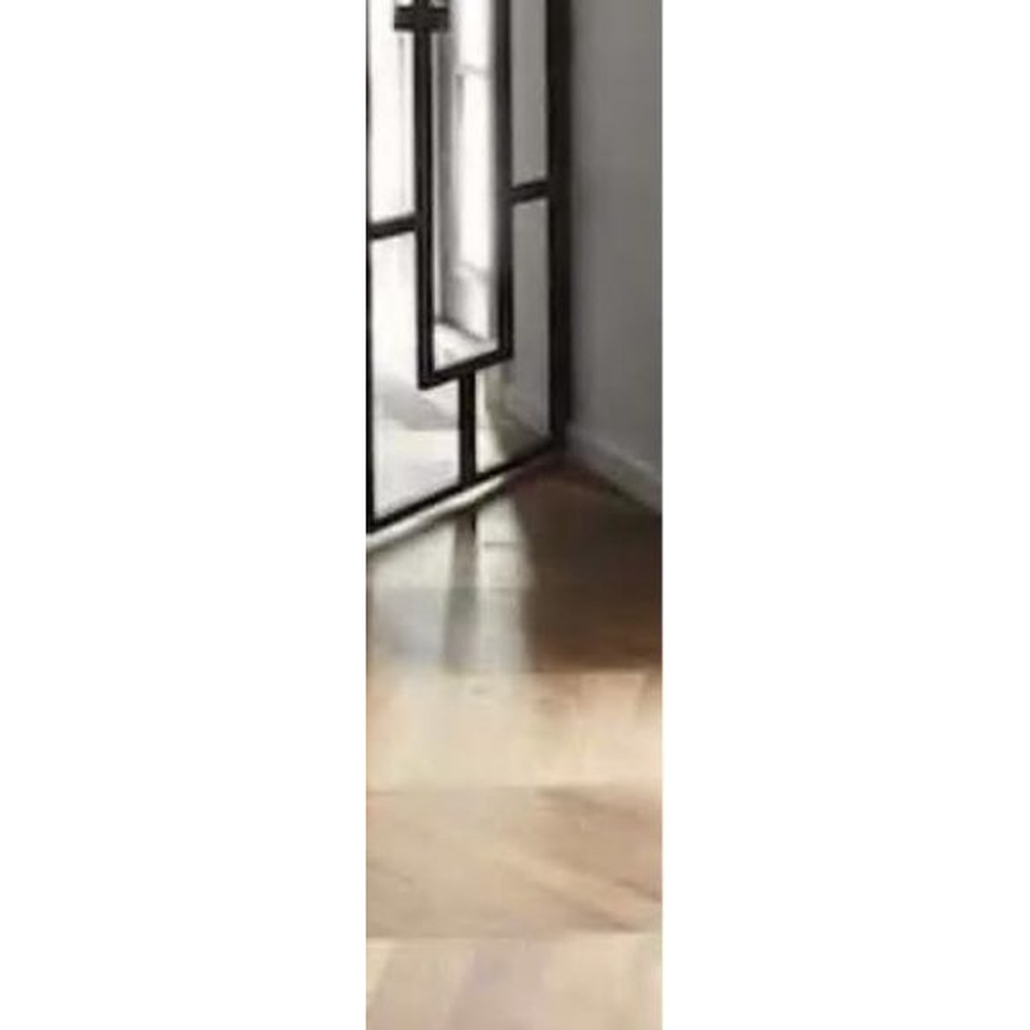 BUILD SOURCE™ Modern Black Steel Geometric Glass Door HA-0009 — 8" x 12" Sample