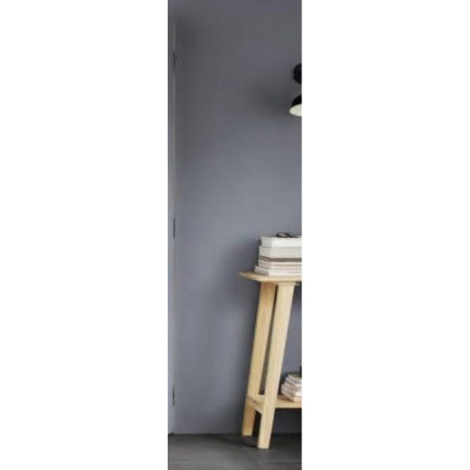 BUILD SOURCE™ Minimalist Matte Grey Flush Secret Door HA-0010 — 8" x 12" Sample