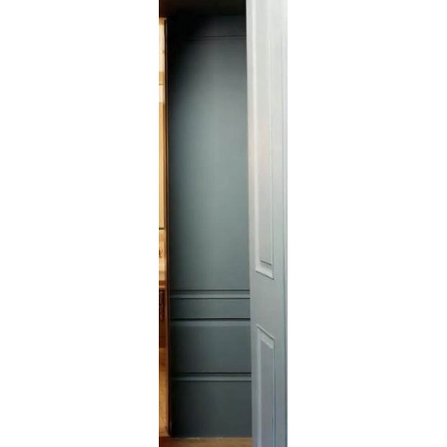 BUILD SOURCE™ Traditional Charcoal Molded Panel Jib Door HA-0011 — 8" x 12" Sample