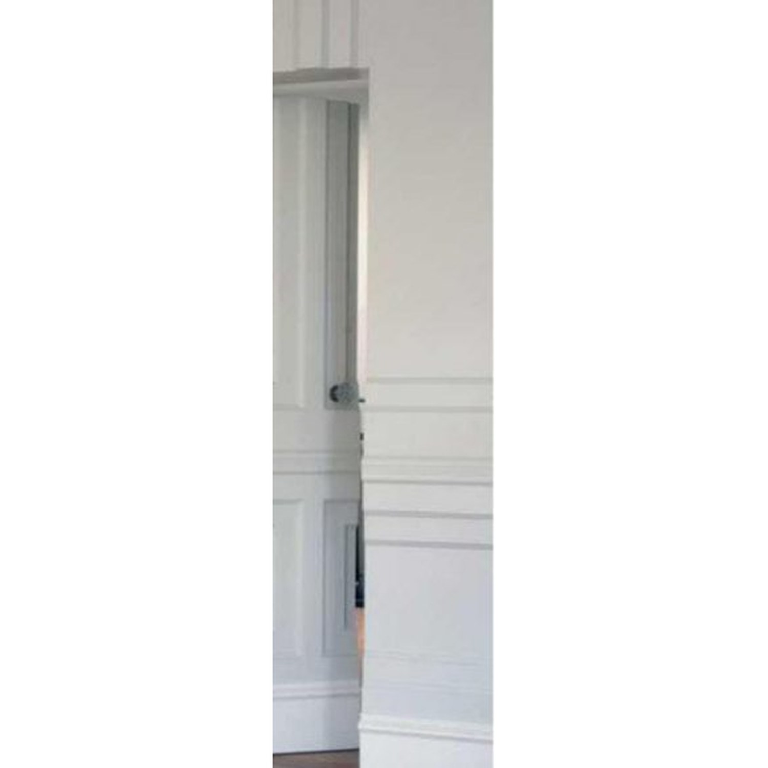 BUILD SOURCE™ Classic White Wainscot Paneled Secret Door HA-0014 — 8" x 12" Sample