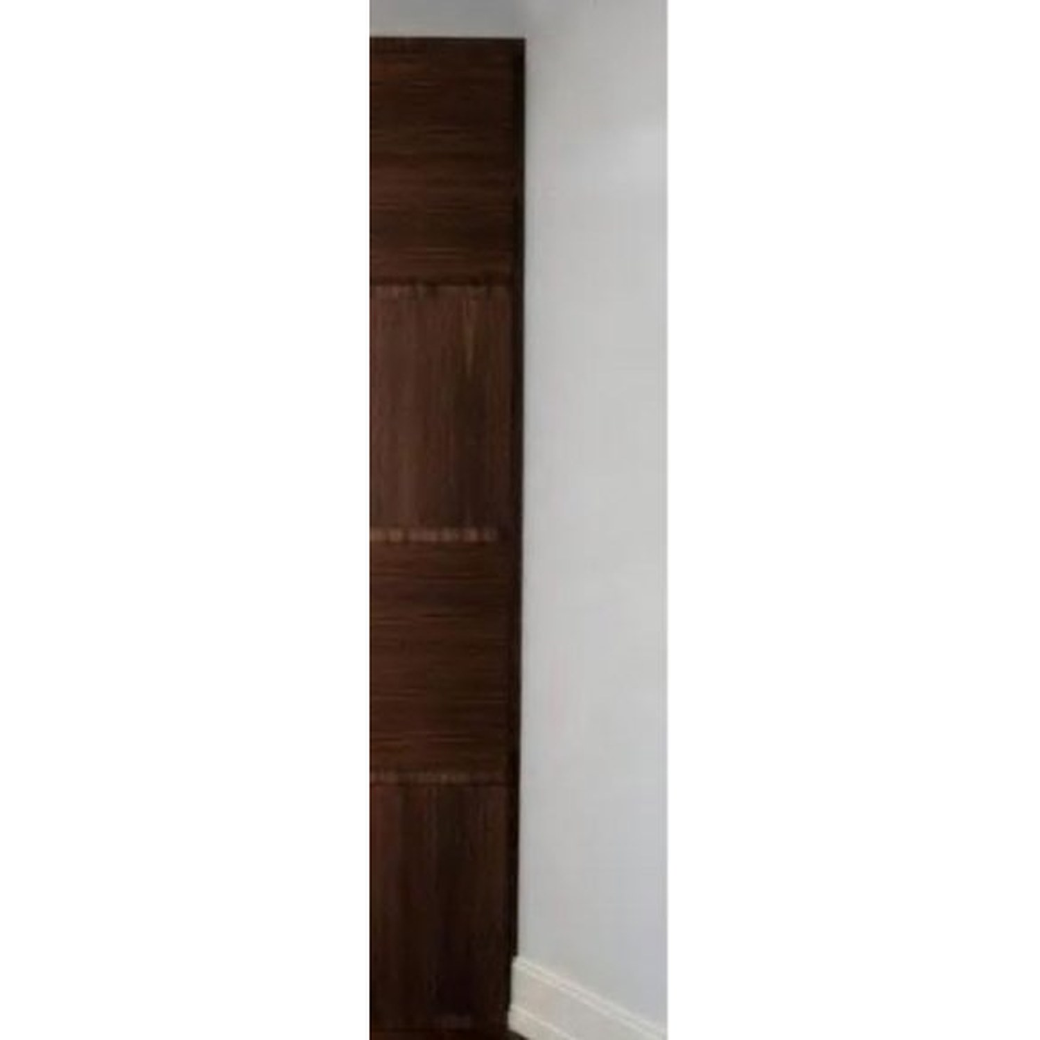 BUILD SOURCE™ Modern Dark Walnut Flush Hidden Wall Door HA-0015 — 8" x 12" Sample