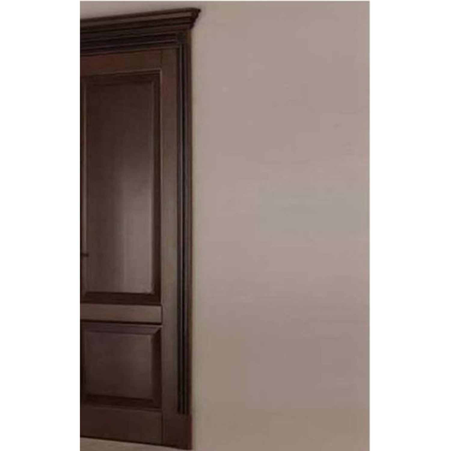 BUILD SOURCE™ Classic Dark Walnut Two Panel Interior Door IA-0004 — 8" x 12" Sample