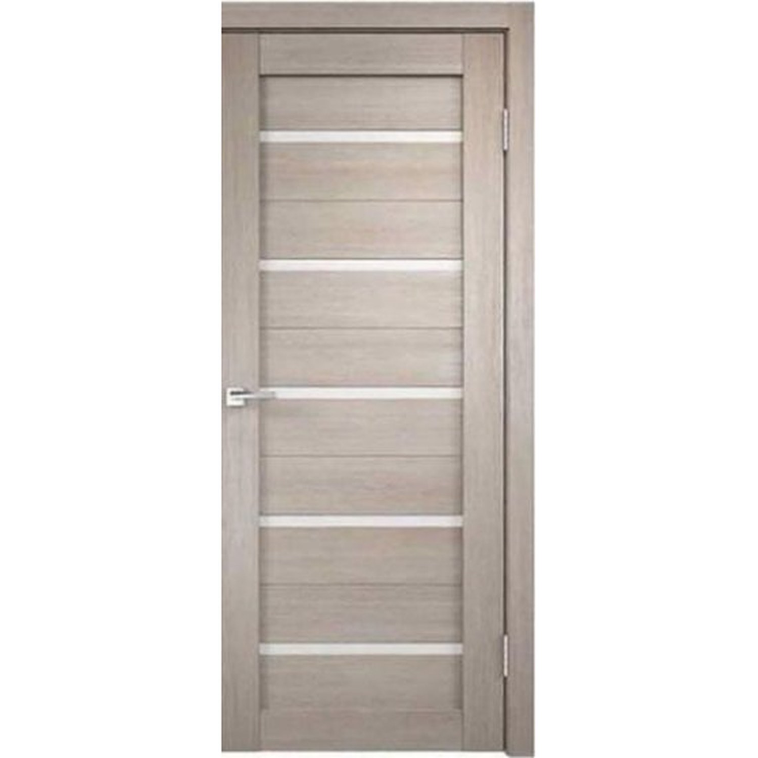BUILD SOURCE™ Contemporary Light Oak Frosted Glass Interior Door IA-0033 — 8" x 12" Sample