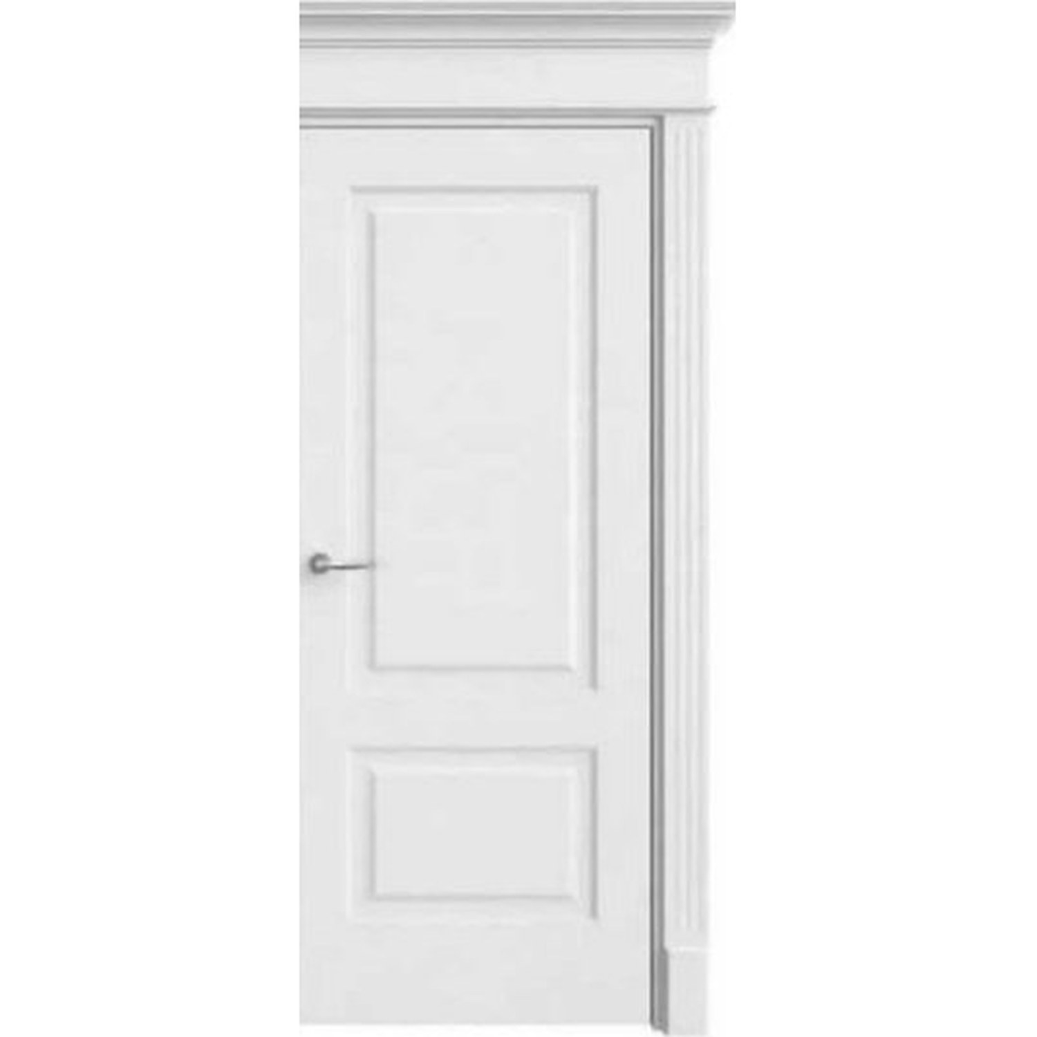 BUILD SOURCE™ Traditional Classic White 2-Panel Interior Door IA-0035 — 8" x 12" Sample