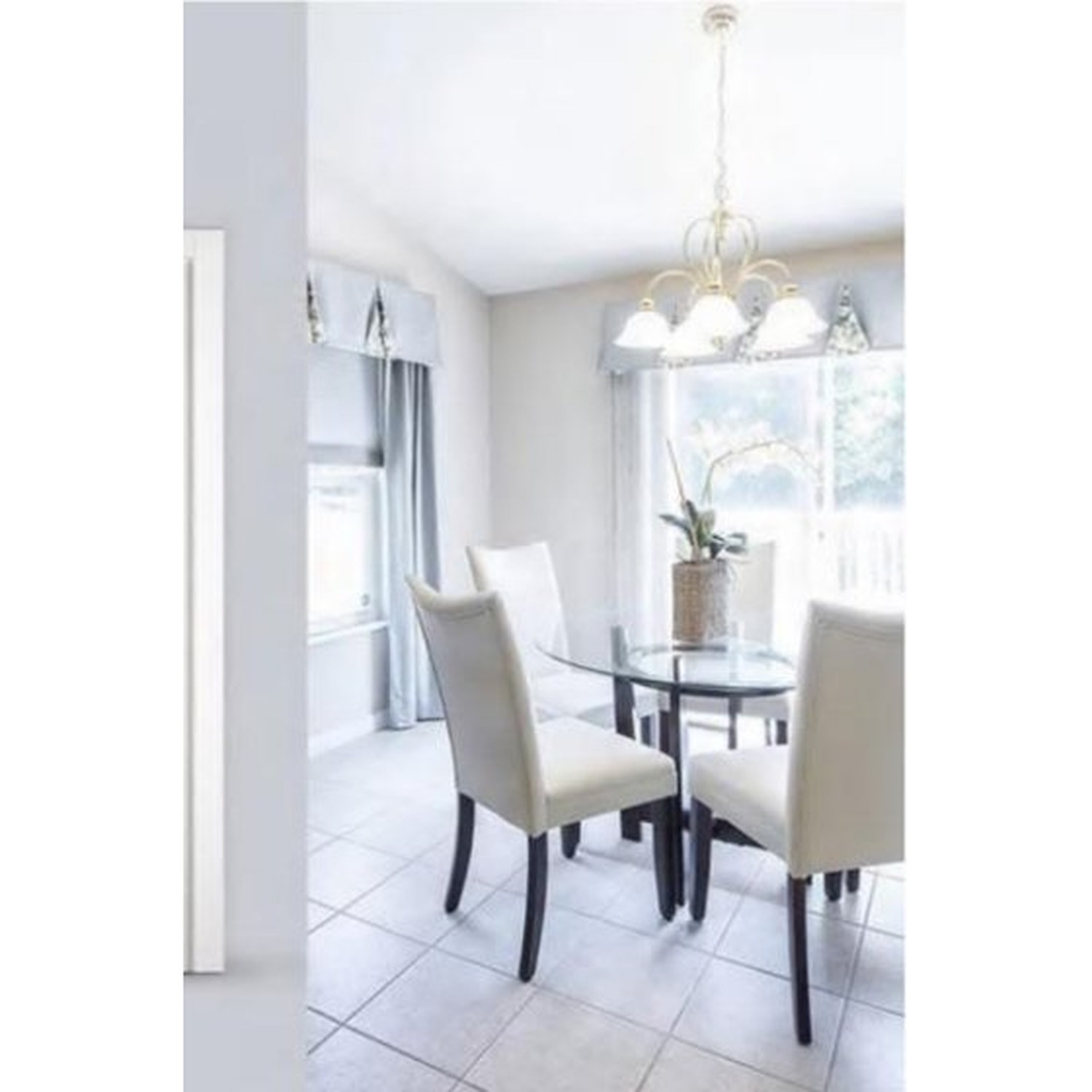 BUILD SOURCE™ Contemporary Matte White Flush Interior Slab Door IA-0038 — 8" x 12" Sample