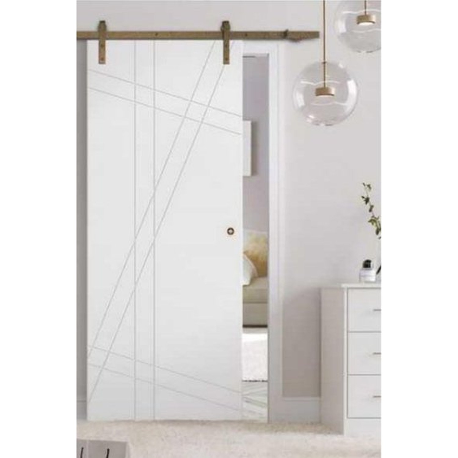 BUILD SOURCE™ Sliding Barn Door SB-0010 — 8" x 12" Sample