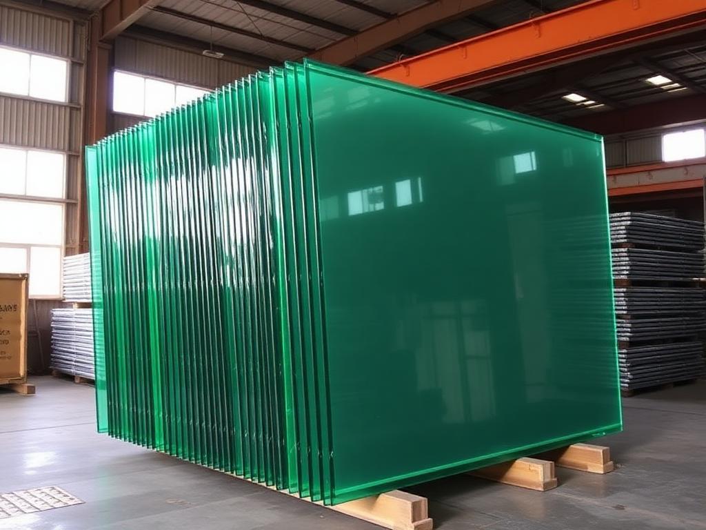 BUILD SOURCE™ 10 mm Annealed Float Glass — 11' x 6'7" Sheets — 8" x 12" Sample