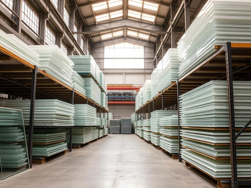 BUILD SOURCE™ 6 mm Annealed Float Glass — 11' x 6'7" Sheets — 8" x 12" Sample