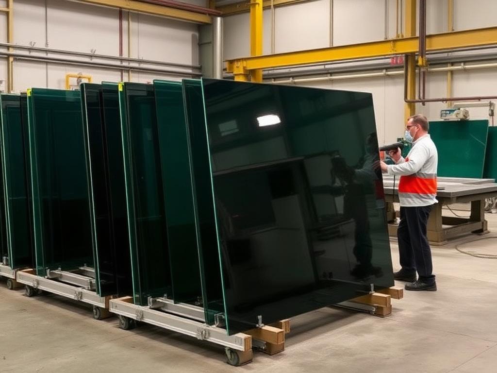 BUILD SOURCE™ 8 mm Annealed Float Glass — 11' x 6'7" Sheets — 8" x 12" Sample