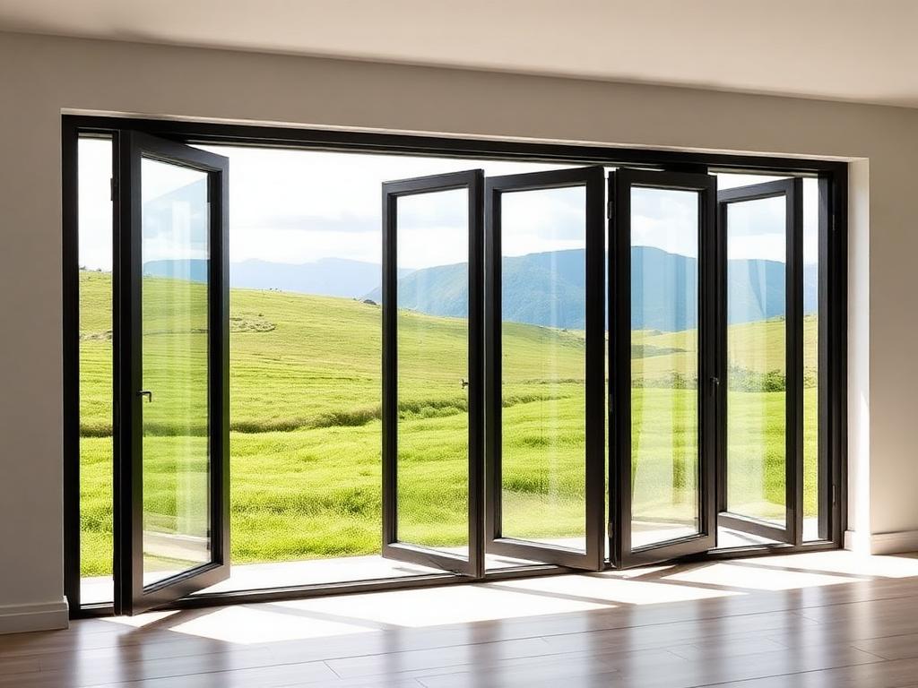 Build Source Bi-Fold Glass Doors — 8" x 12" Sample