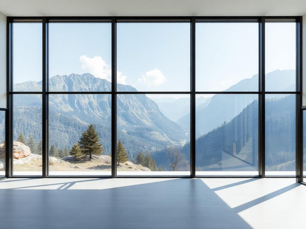 Build Source Floor-to-Ceiling Glass Walls — 8" x 12" Sample