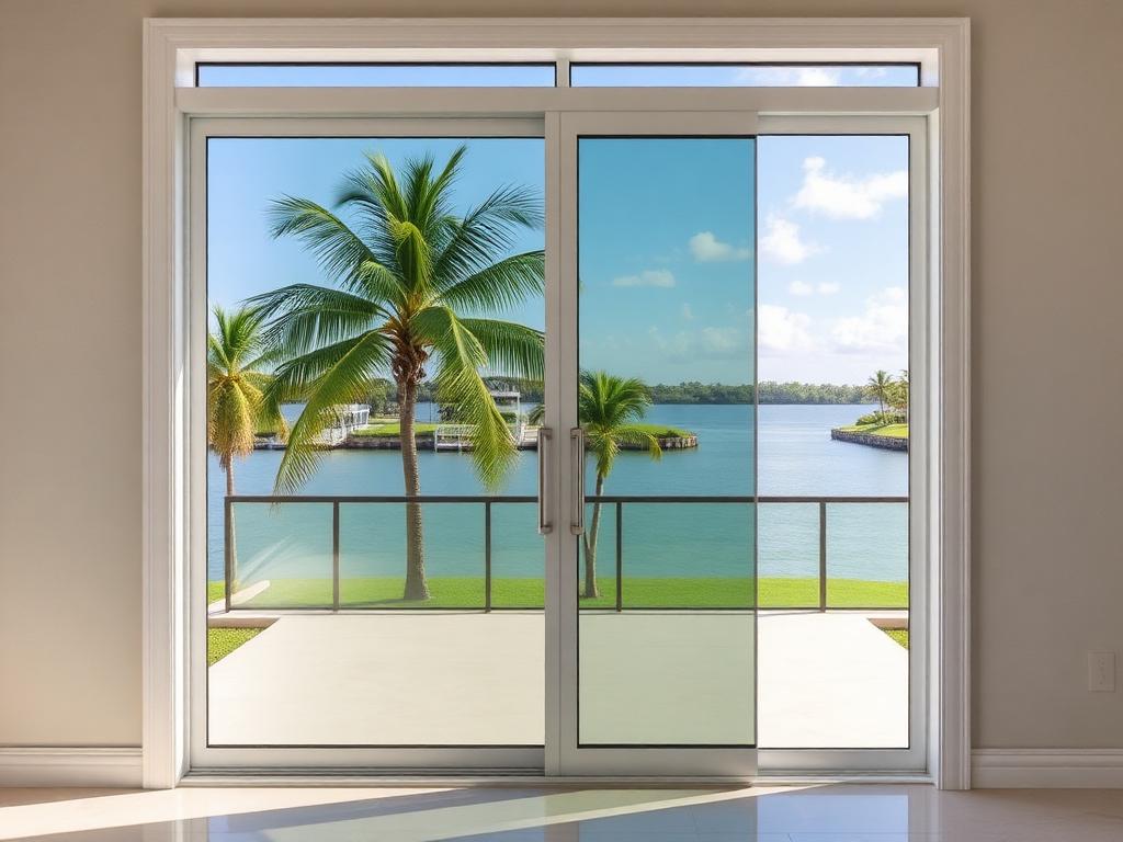 Build Source Hurricane Impact Sliding Doors — 8" x 12" Sample
