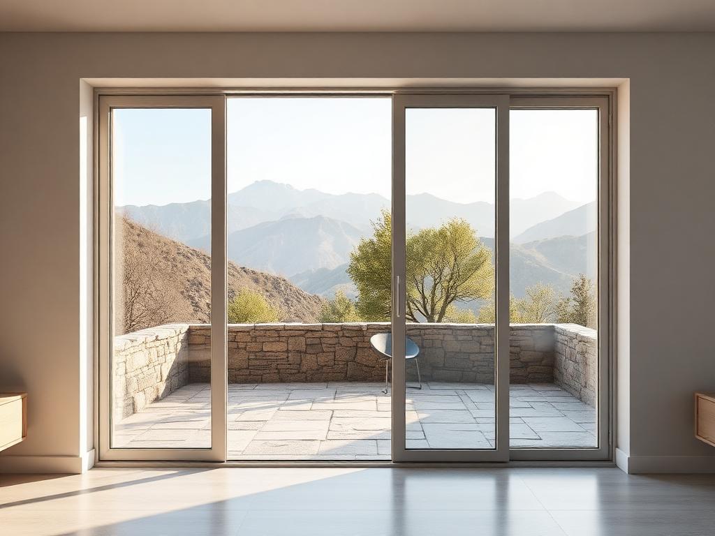 Build Source Pocket Sliding Glass Doors — 8" x 12" Sample