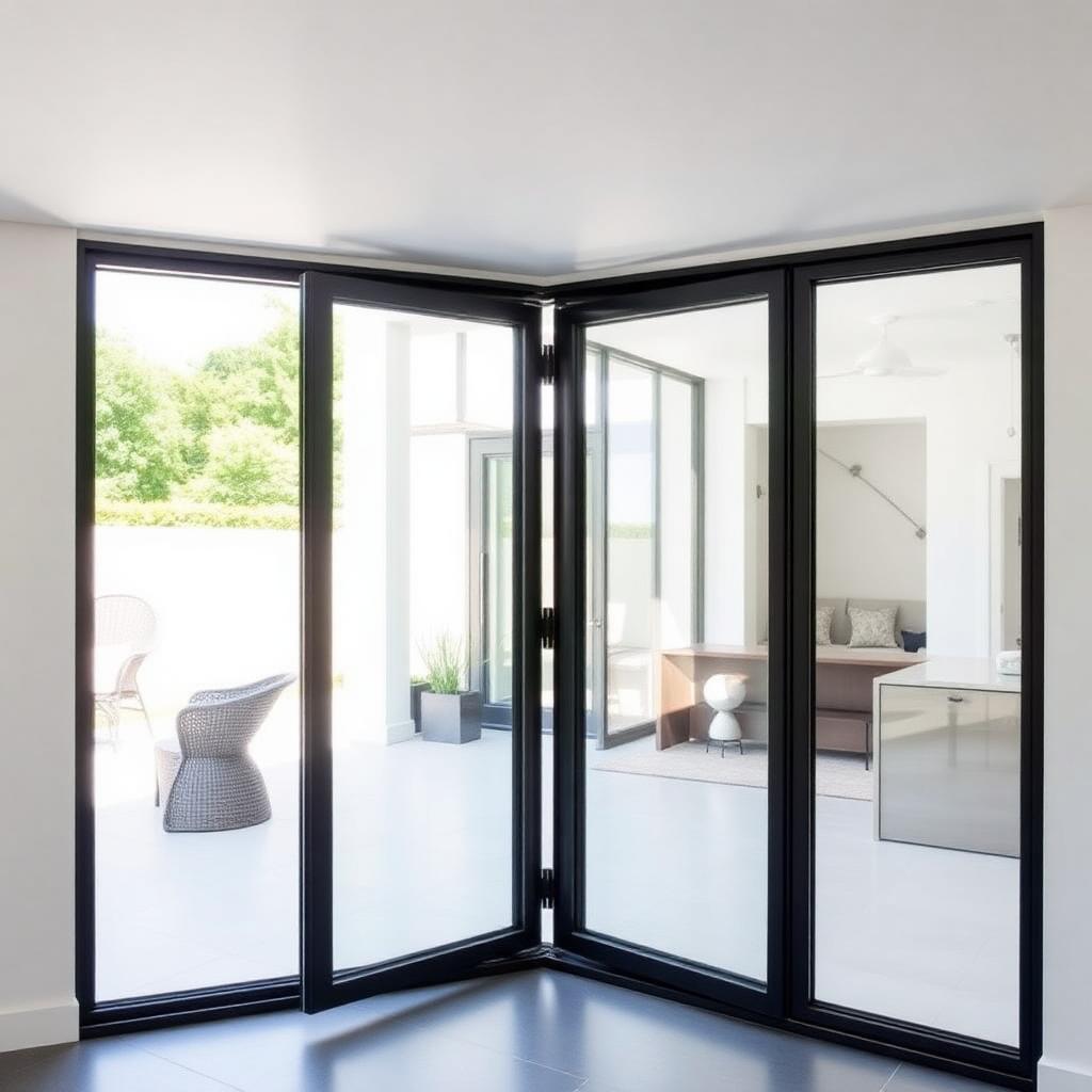 Build Source Impact Bifold Glass Door — 8" x 12" Sample