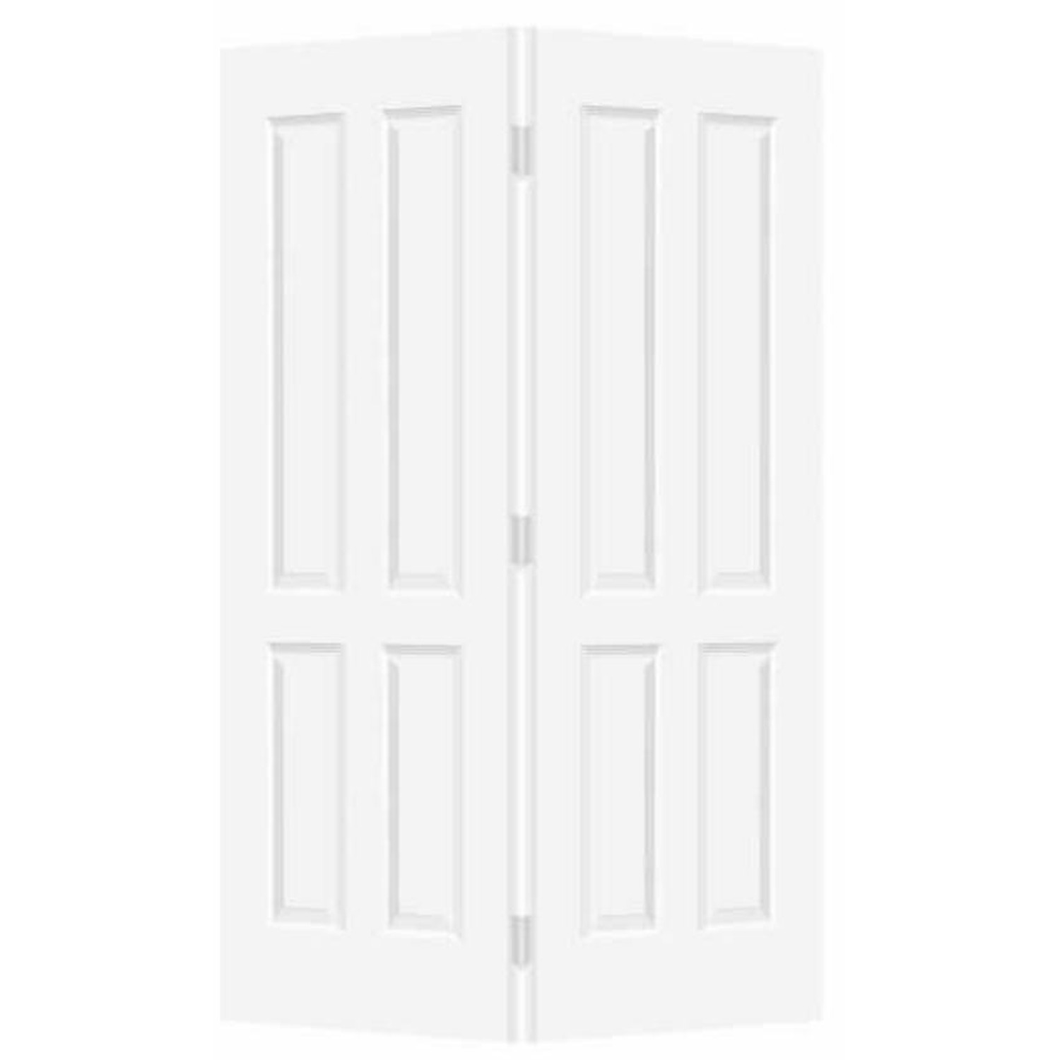 Build Source Bifold 6-Panel Closet Door BS-BF002 — 8" x 12" Sample