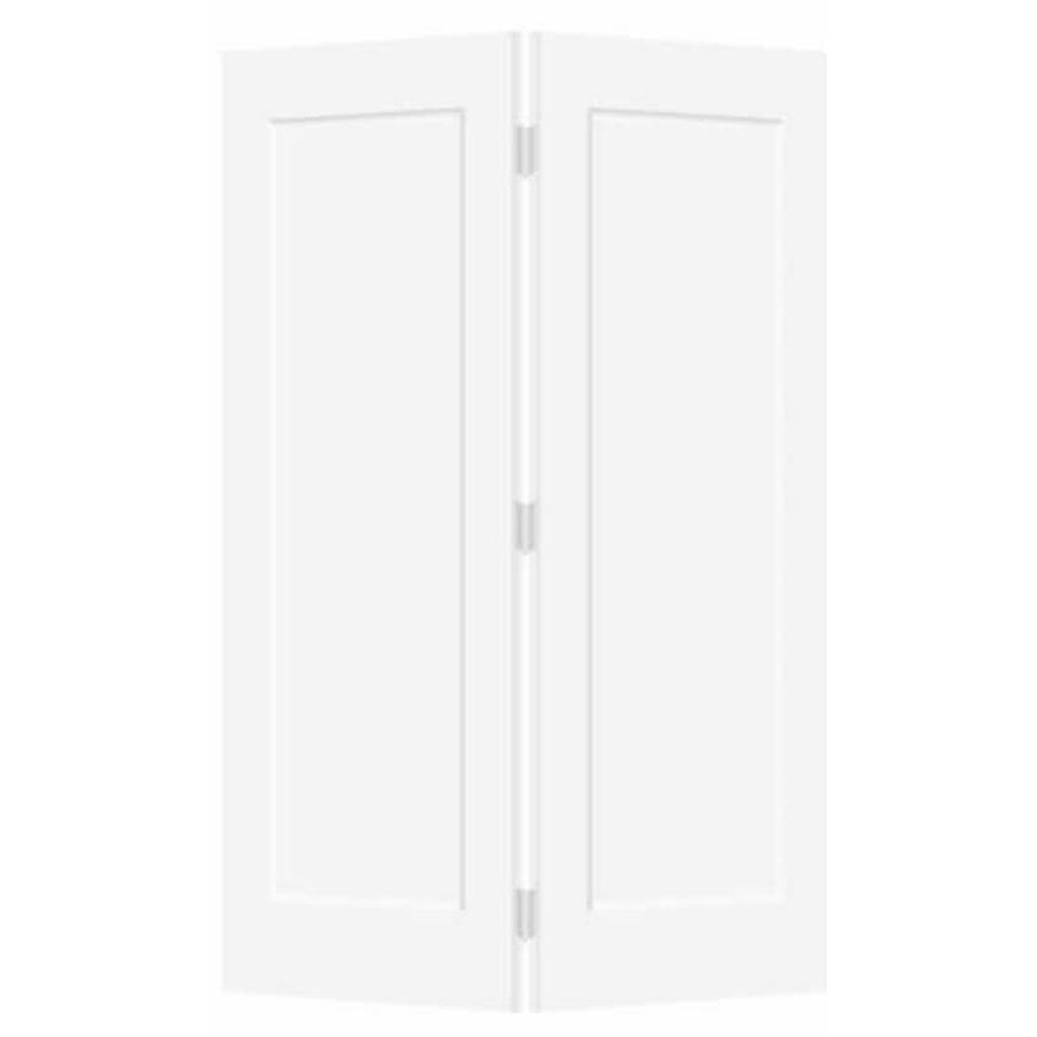 Build Source Bifold 2-Panel Flat Closet Door BS-BF003 — 8" x 12" Sample