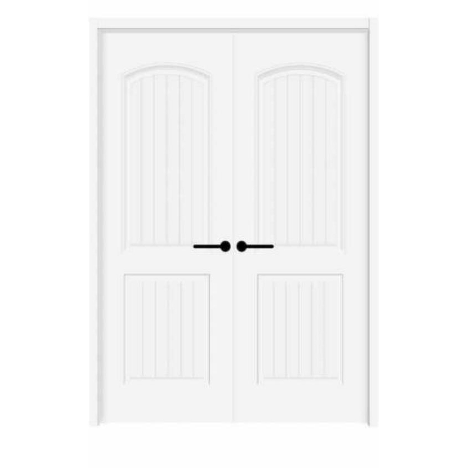 Build Source Double Door Arch Top Plank Pair BS-DB003 — 8" x 12" Sample