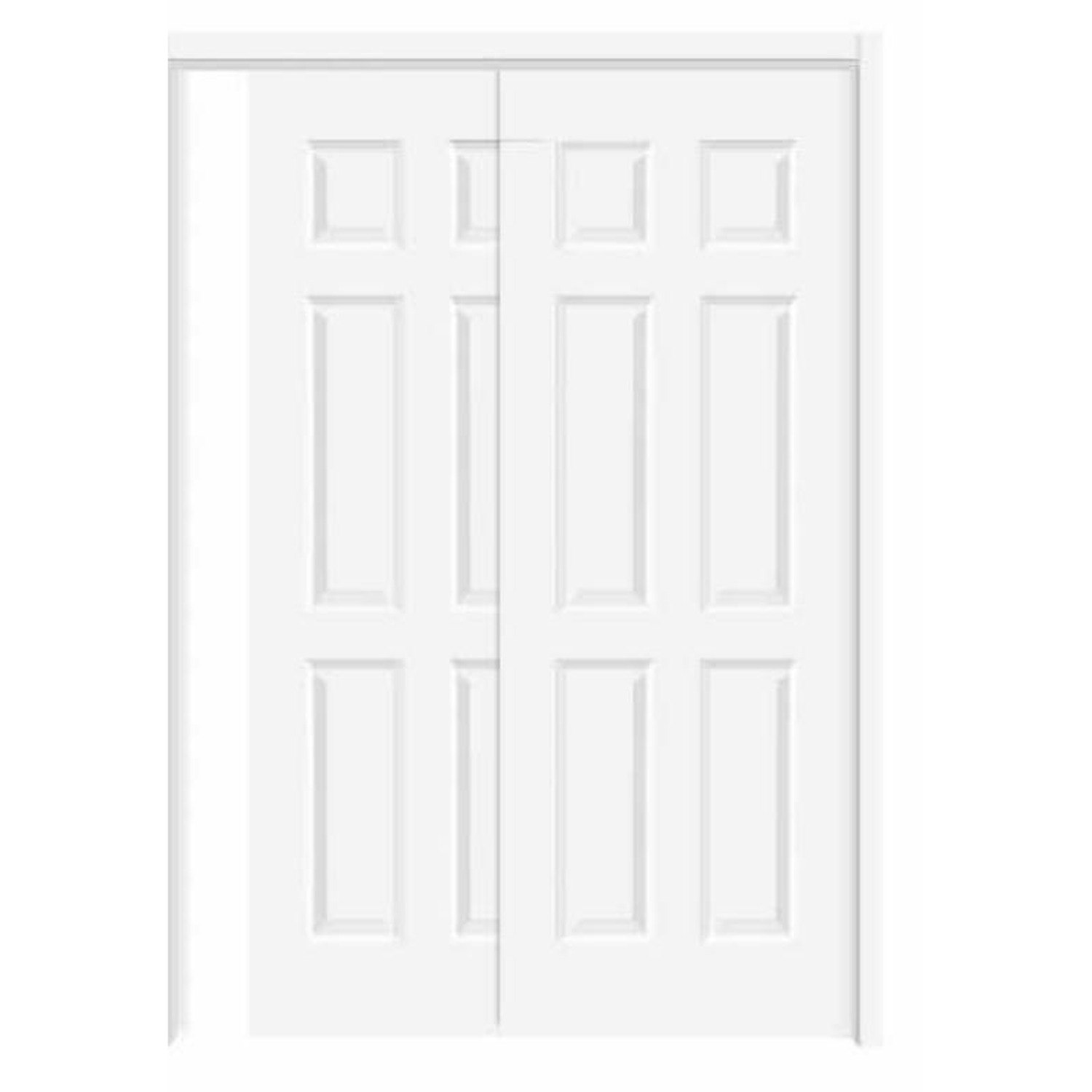 Build Source Sliding 6-Panel Colonial Door BS-SD002 — 8" x 12" Sample