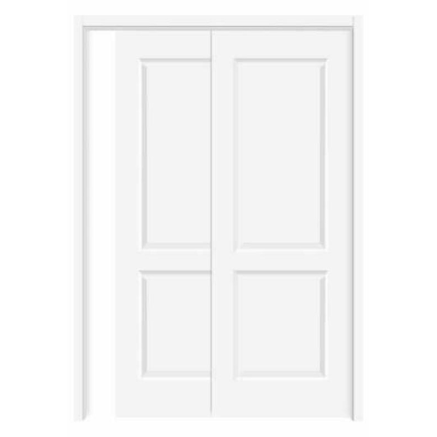 Build Source Sliding 2-Panel Shaker Door BS-SD004 — 8" x 12" Sample