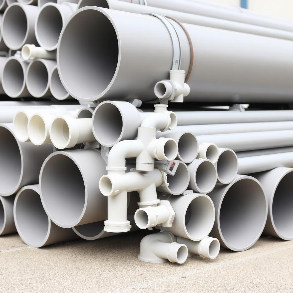 Build Source PVC Pipe & Electrical Conduit — 8" x 12" Sample