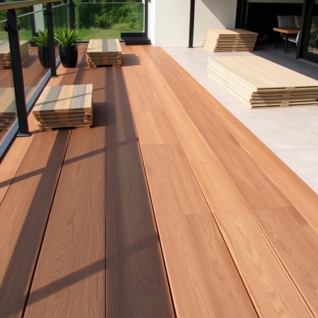 Build Source WPC Composite Decking — 8" x 12" Sample