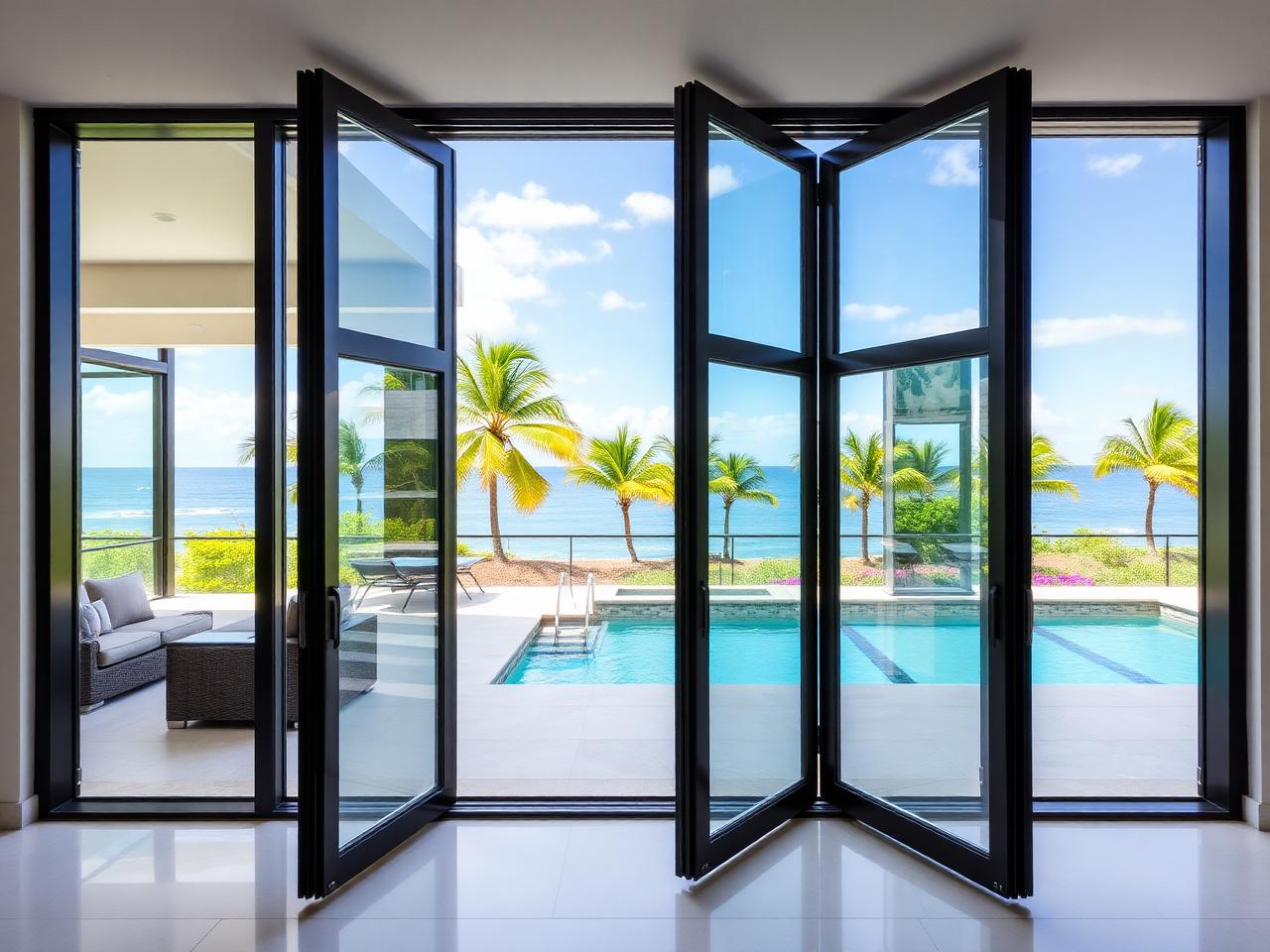 Build Source™ Miami-Dade NOA Impact Folding / Bifold Door — 8" x 12" Sample