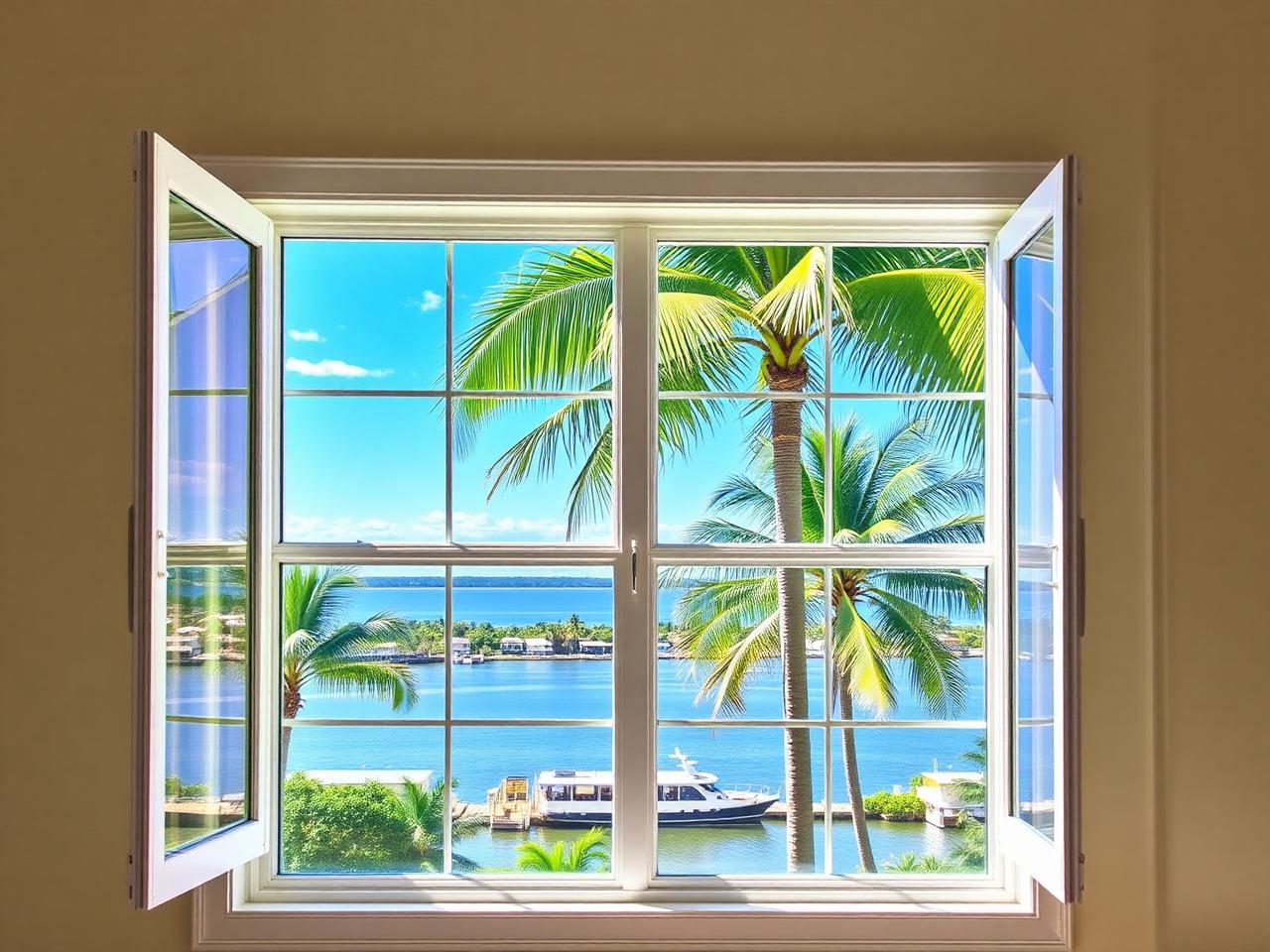 Build Source™ Miami-Dade NOA Impact Double Hung Window — 8" x 12" Sample