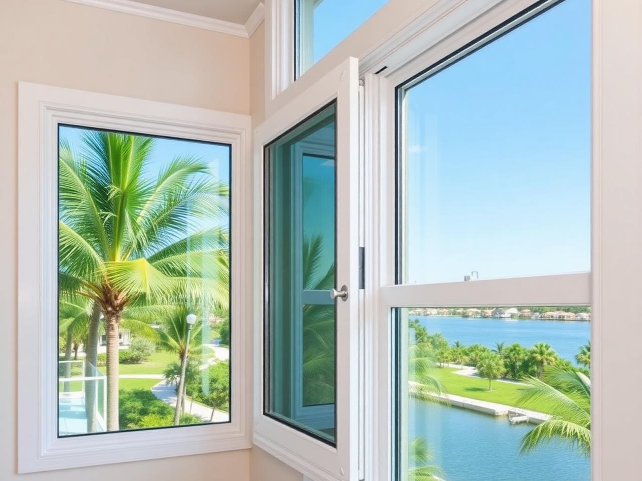 Build Source™ Miami-Dade NOA Impact Single Hung Window — 8" x 12" Sample