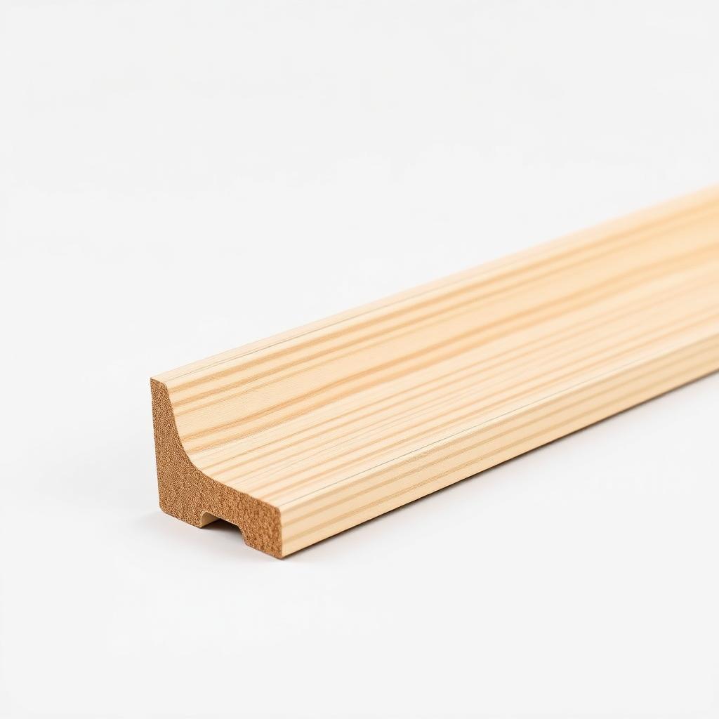 Radiata Pine Base Cap WM163 — 21/32" x 1-11/32" — 8" x 12" Sample