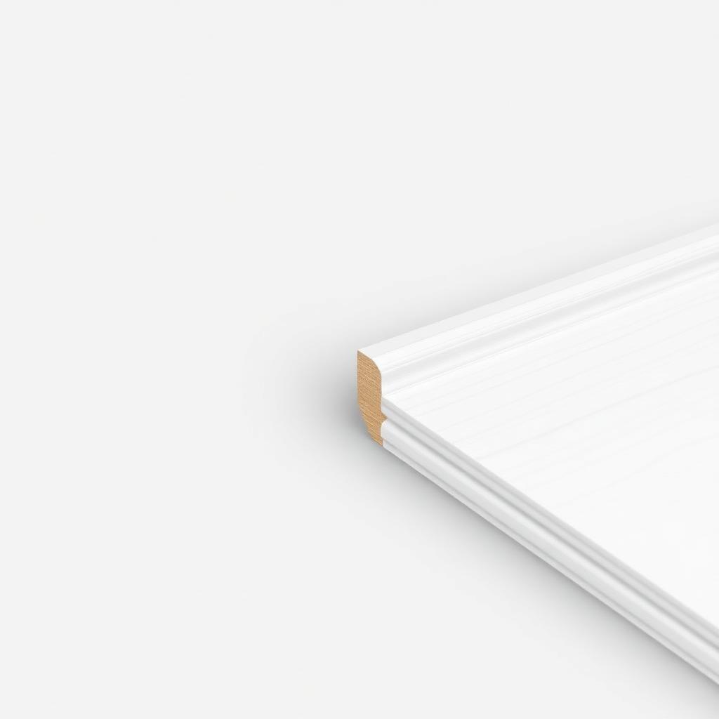 Radiata Pine Bed Moulding WM76 — 1/2" x 1-5/8" — 8" x 12" Sample