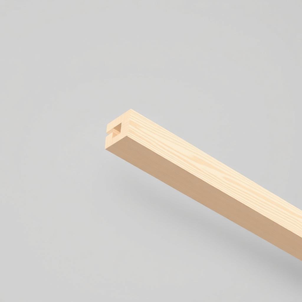 Radiata Pine Brick Mould WM180 — 1-7/32" x 2" — 8" x 12" Sample