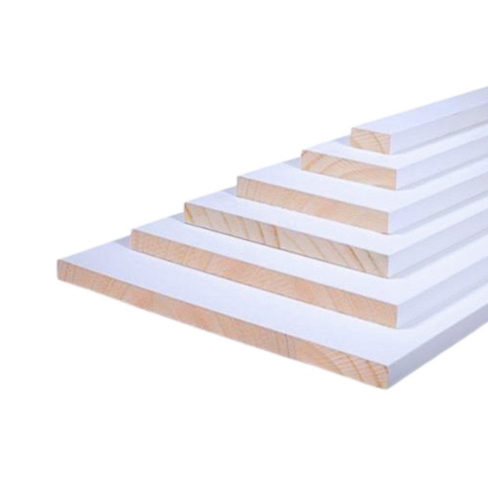 Radiata Pine Screen S4S Stock WM250 — 23/32" x 1-1/2" — 8" x 12" Sample